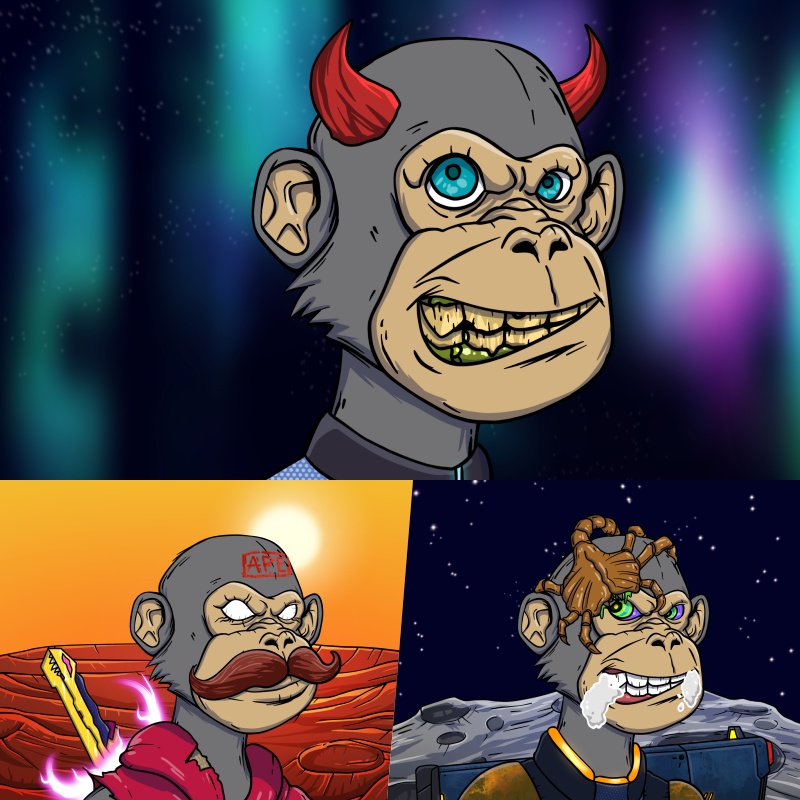 MarkProper10's tweet photo. @CardanoThor @Cardolphins @mars_birds @Block_Is_Hot_7 That's easy,  @SpaceApeClub!  Proven team putting in a lot of work to get staking and mutations soon!!  And the art is amazing!! #SpaceApeRaid https://t.co/9sLWkaaw7d