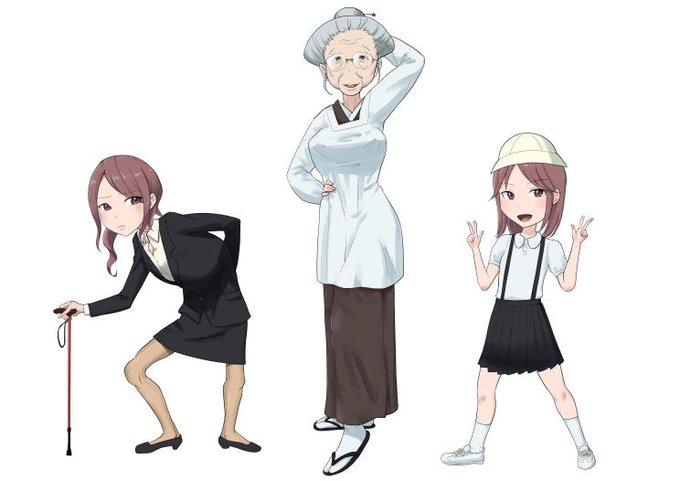 skebより。挿げ替え親子の数年後 