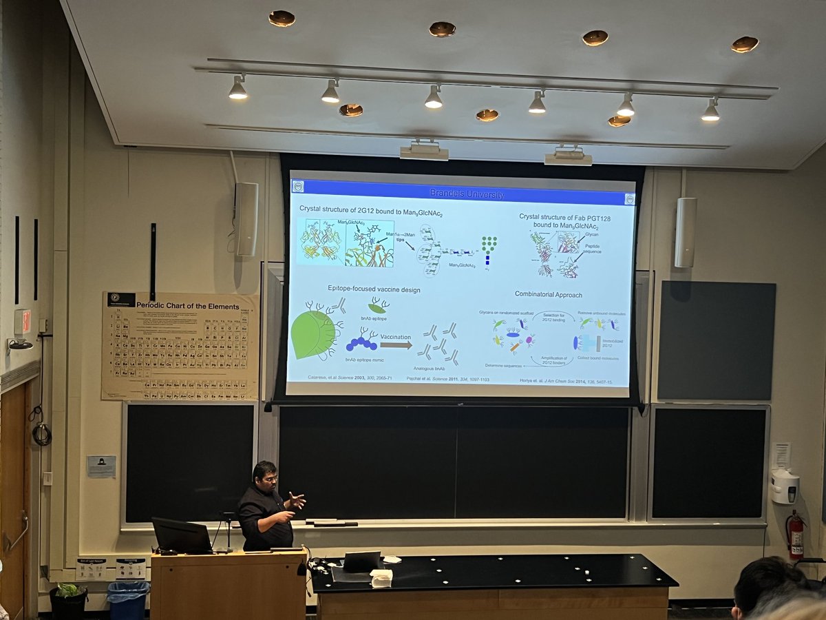 maheshneralkar's tweet photo. First time after pandamic got an opportunity to talk on another on going pandamic since last four decades 
#HIV vaccine 6th New England Glycochemistry Meeting 2022 https://t.co/SdzWGOgKWk