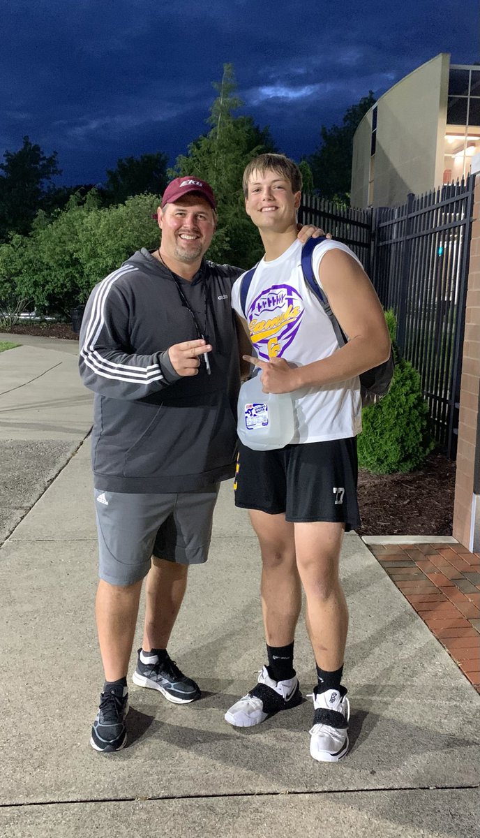 I had a great time at the Walt wells football camp last night where I had yet another chance to prove myself and my abilities as well as learn and pick up some skills from coach Losey and his players. Can’t wait to be back again! <a href="/EKUWWells/">Walt Wells</a> <a href="/Erik_Losey/">Erik Losey</a> <a href="/EKUFootball/">EKU Football</a>