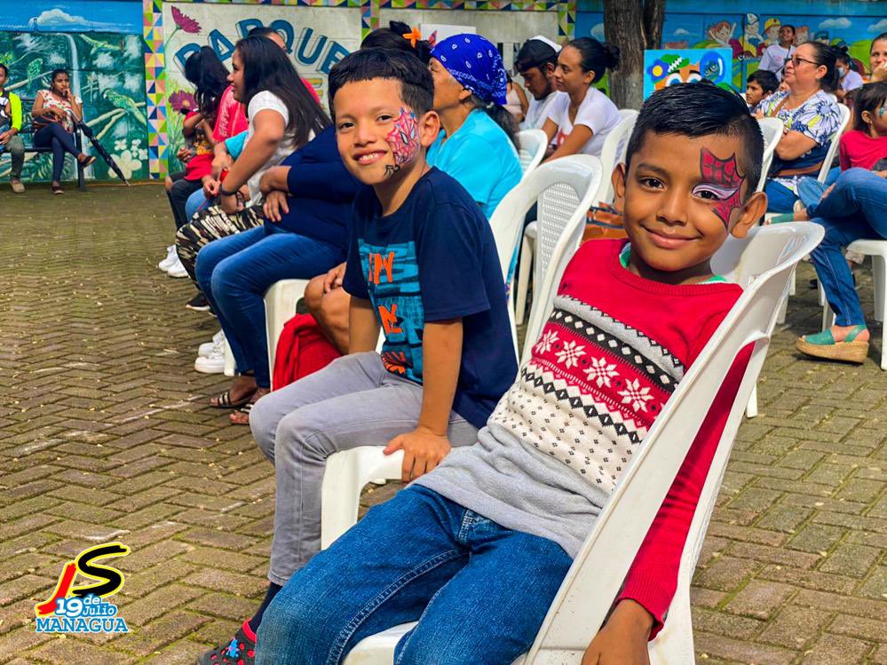 #11Junio | Juventud Sandinista de Ticuantepe realiza "Festival Talento Juvenil" desarrollando actividades recreativas, deportivas y culturales para todos los niños y niñas del municipio. 🎉🎊🎈

#4319FuerzaDeVictorias