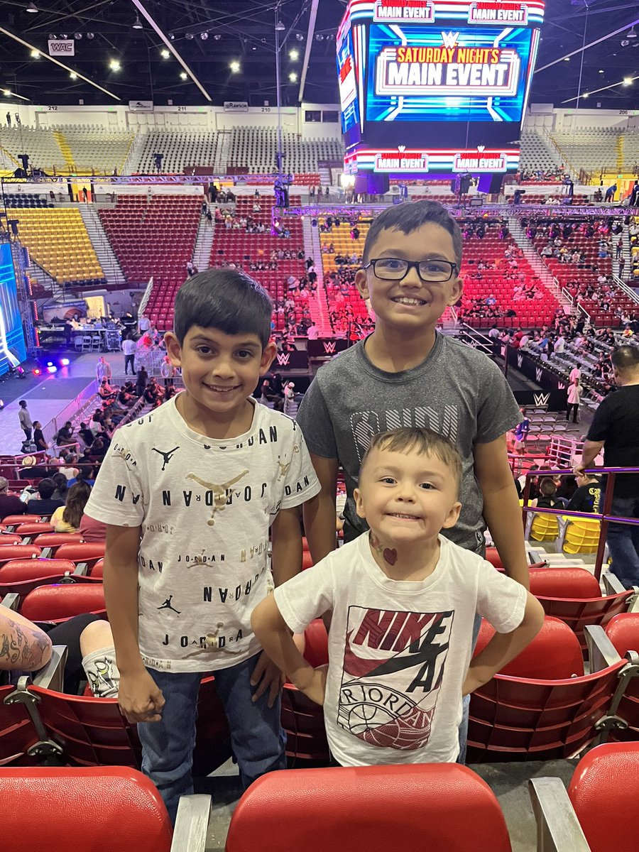 Saturday Night Main Event with the Boys!!! #wweLasCruces