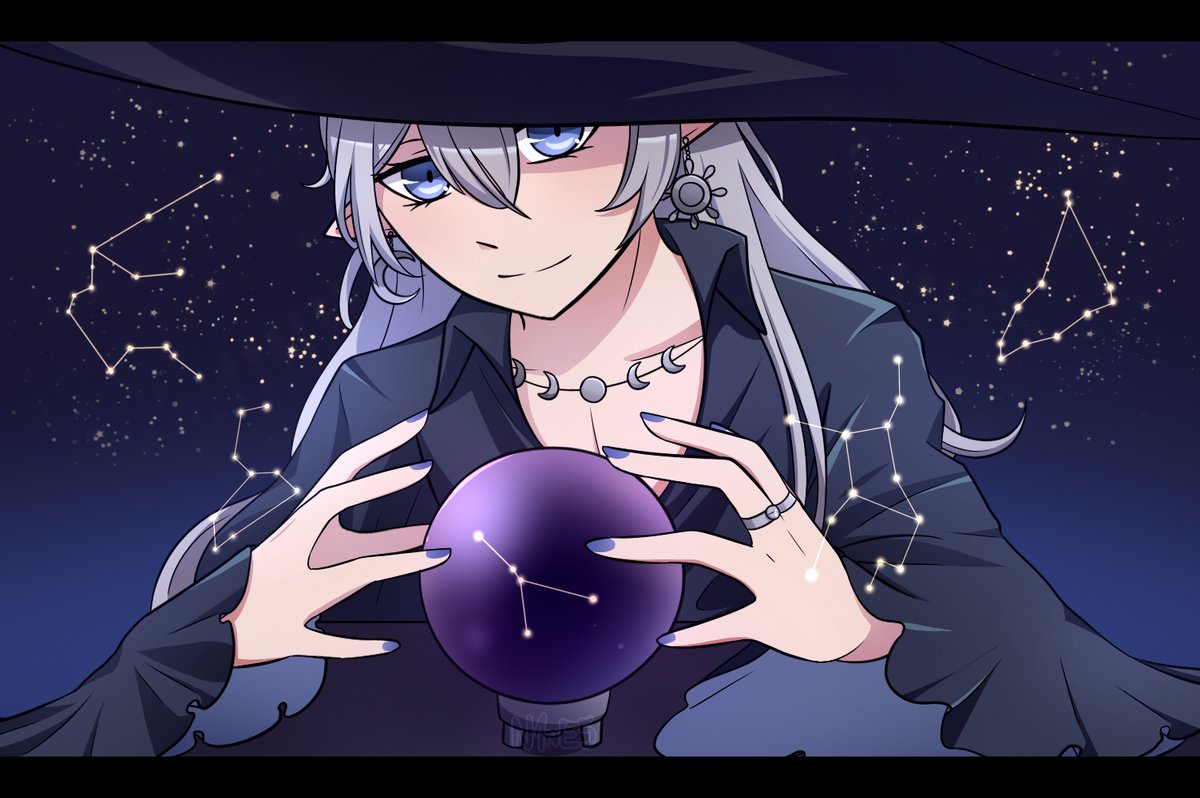 <a href="/sachidraws/">Sachi</a> 's bab Maelys, the prettiest fortuneteller✨

#galesend