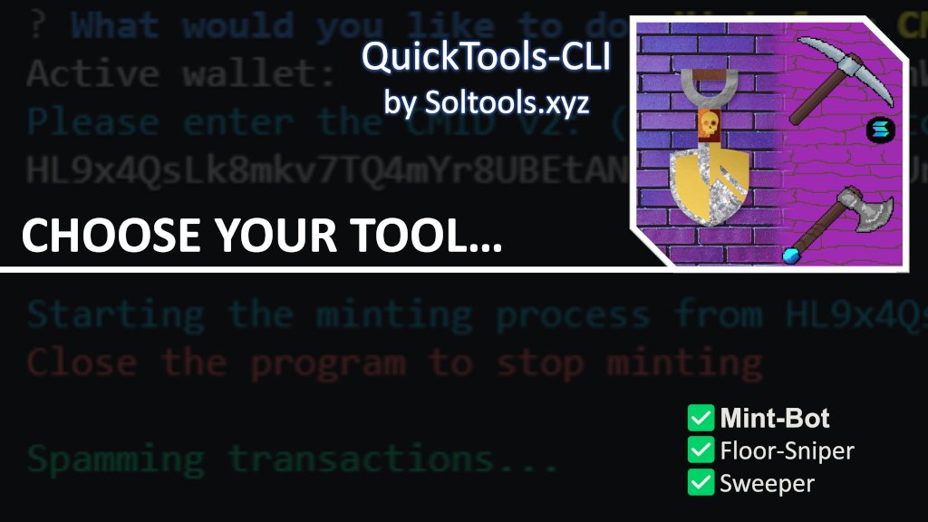 🎁Giveaway &amp; BIG NEWS👀 

Giving away one soltools.xyz NFT
1⃣ Like &amp; Retweet &amp; Follow <a href="/SoltoolsX/">SOLtools.xyz - Solana Services</a> 
2⃣ Tag two REAL degen friends!

⏱️48h

We have
➡️Live Sniper
➡️Listing Sniper Extension
➡️Rarity Sniper

🚨next up: 🔥QuickTools-CLI🔥

#NFTs #SolanaNFTs #SolanaSummer