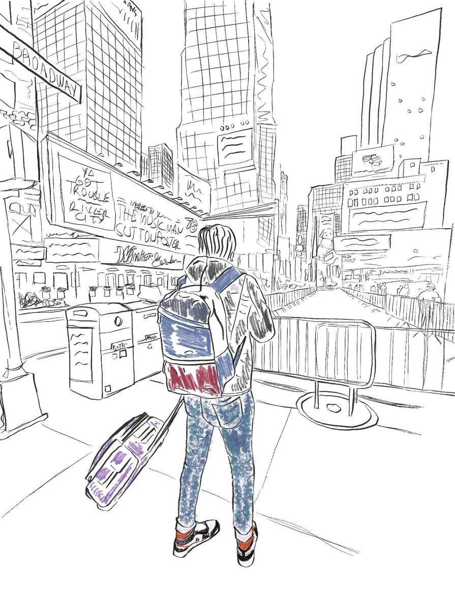 yes1no2maybe3's tweet photo. First time in NYC

https://t.co/XhvbKxFZgt

#nft #NFT #RaribleArt #NFTCommunity #NFTs #NFTArts https://t.co/sAPkXz5qMv