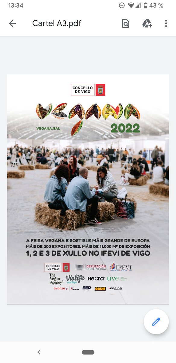 Queda poquísimo para La feria Vegana más grande de Europa 🥳 1,2 y 3 de Julio en Vigo. ¡Este año va a ser increíble!