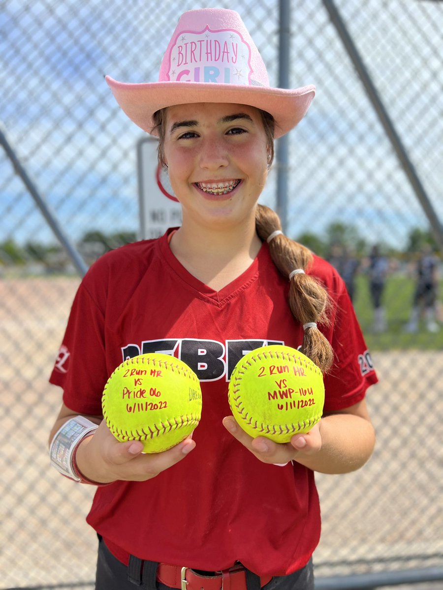 A couple birthday 💣💣 for this girl today! Way to hit and happy birthday Brev! <a href="/BrevynK55/">Brevyn Kellepouris</a>