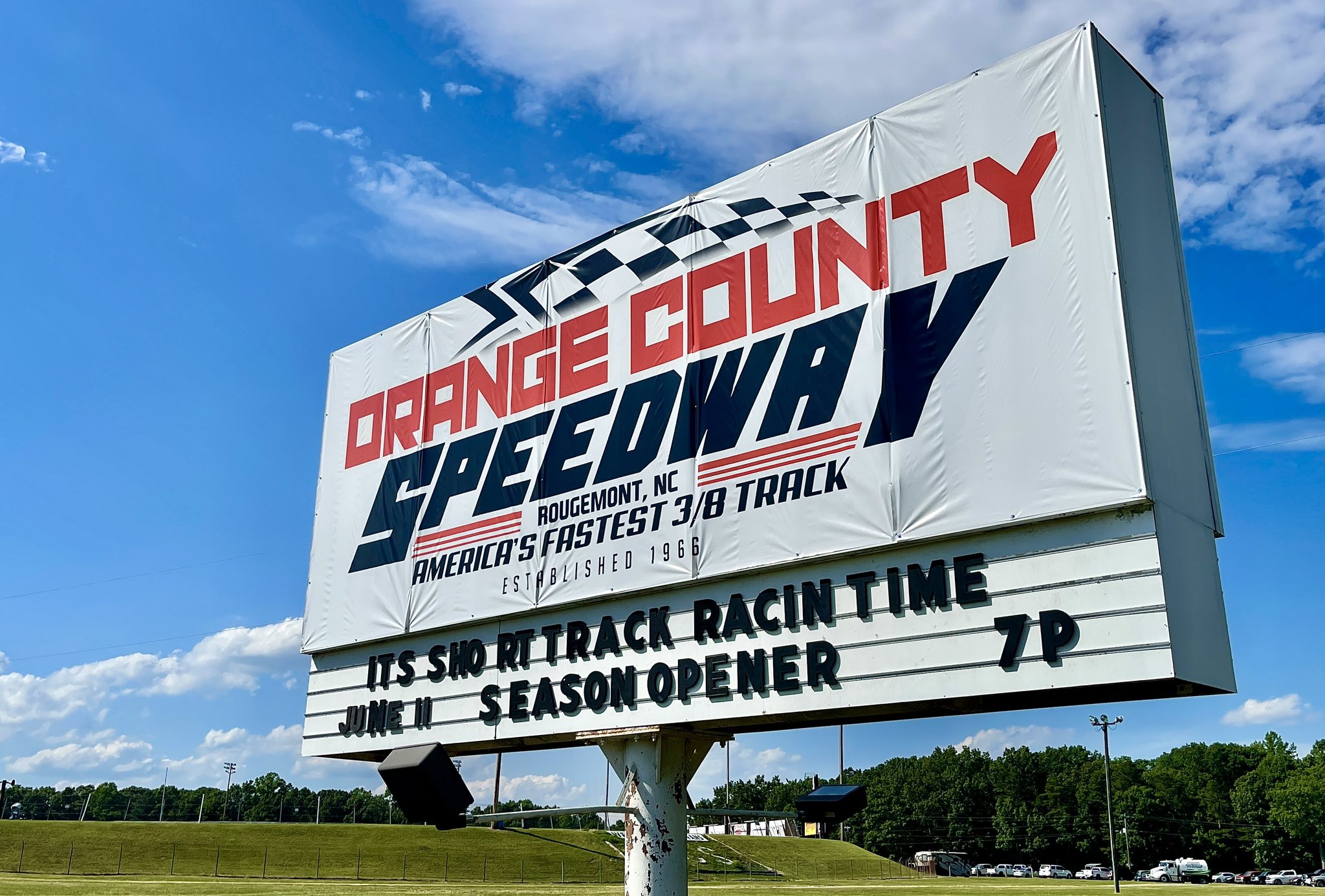 Orange County Speedway / Twitter