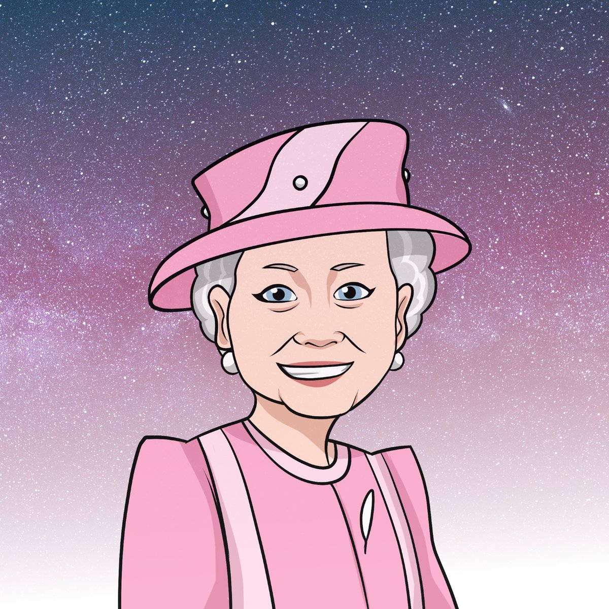 It's a royal GN from this Legend 💫

#NFTProject #QueenElizabeth