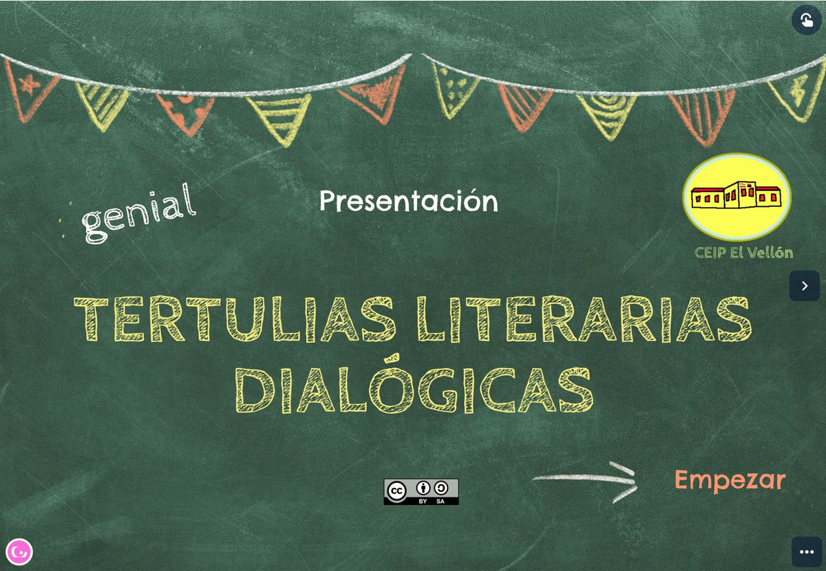 eywagames's tweet photo. 📖TERTULIAS LITERARIAS DIALÓGICAS

💬Competencia en comunicación lingüística en el @colegioelvellon para favorecer el empoderamiento del alumnado.

💻En marcha la #competenciadigital con #madread!

➡️Más info https://t.co/rauuqG9xpz

#compdigedu #literatura #metodologiasactivas https://t.co/KcGp1KAPMV