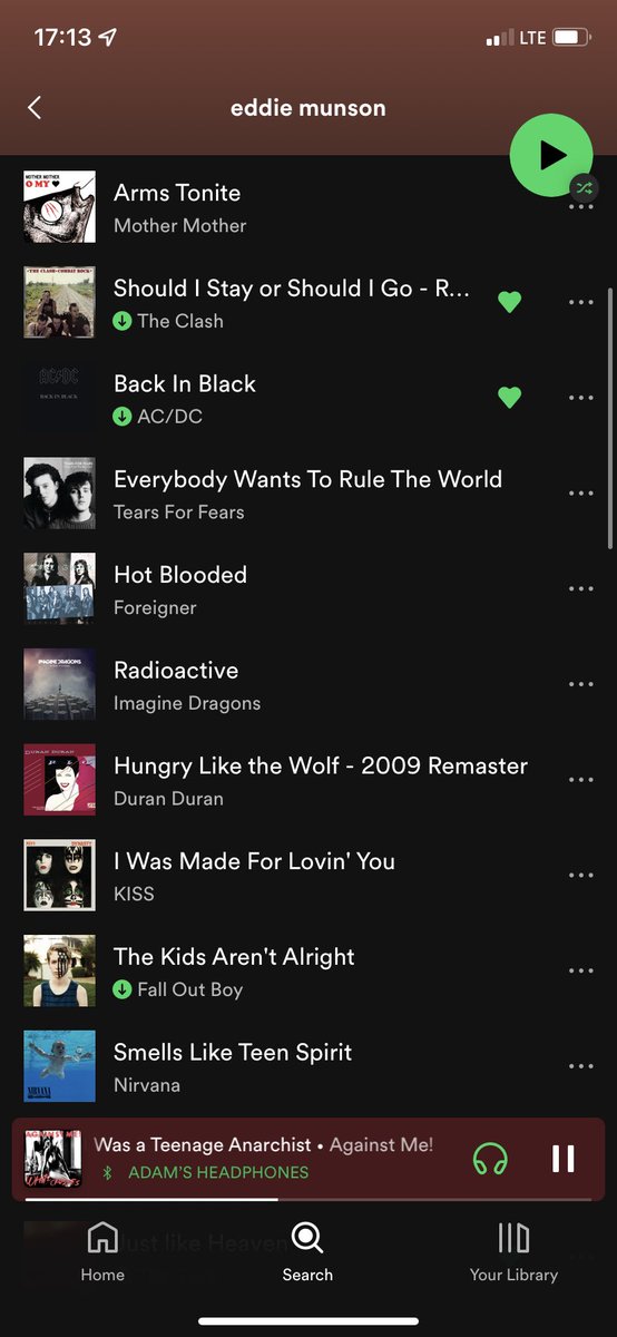 ouijabears's tweet photo. i don’t know what eddie munson ya’ll are referring to because i know damn well my eddie munson isn’t listening to imagine dragons https://t.co/p0kOtKyK4m