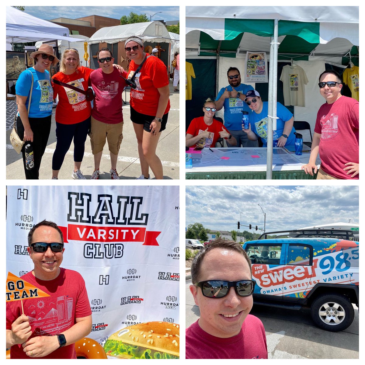 JesseMooreOmaha's tweet image. I had a great time at the @OmahaSummerArts Festival! Aksarben Village was packed! Food, art, music, complete children’s art festival, you name it. Cute dogs! Many thanks for the volunteers, artists, and sponsors. Thanks for supporting the arts! #wedontcoast #OmahaSummerArts #OSAF