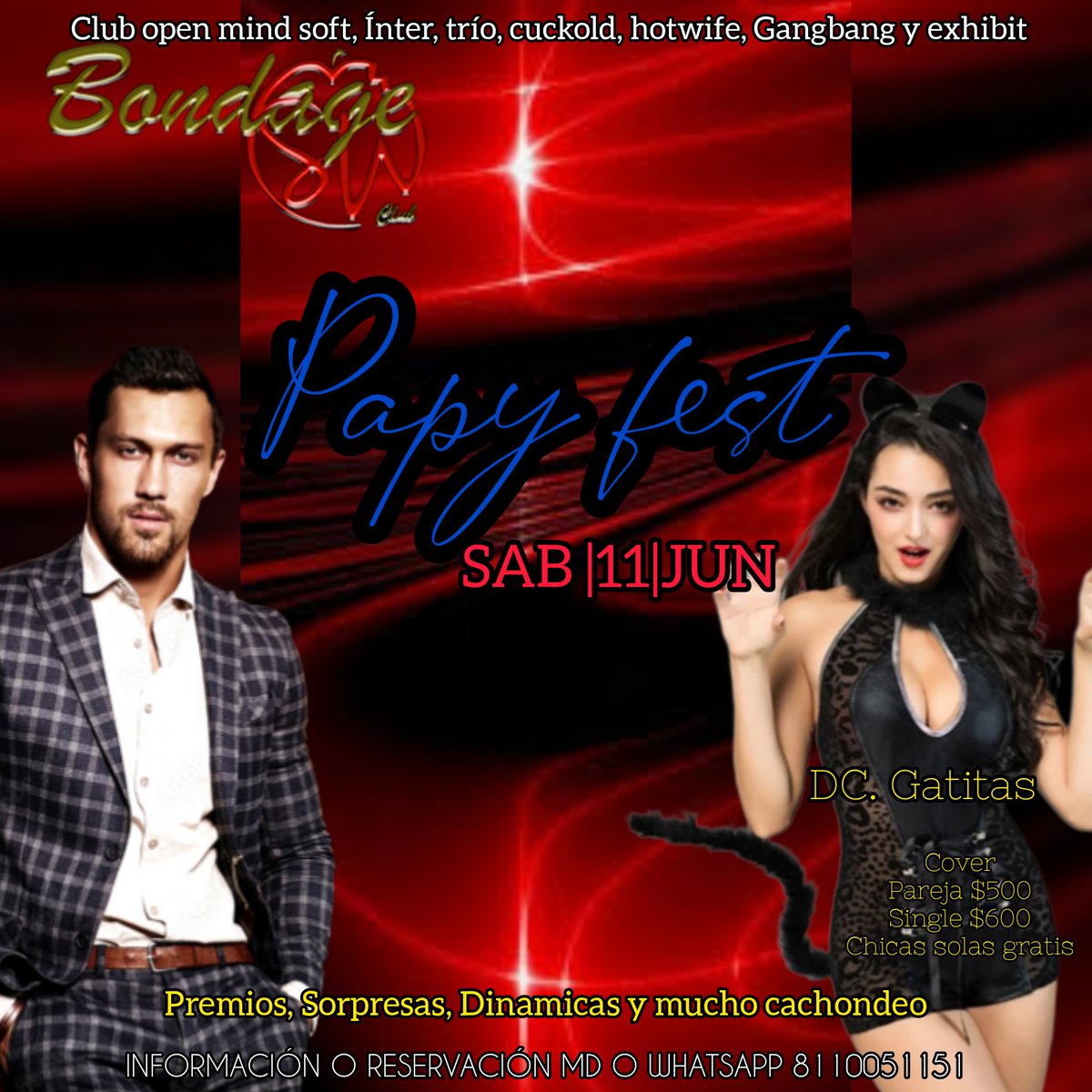 SwingerClub12's tweet photo. Nuestros amigos de @SpazioSpa2 tienen un regalito para concentir a tu PAPACITO
solo tienes que seguir las 2 cuentas Darle rt🔃y❤️
y entraras a la rifa de un masaje Tantico con valor de $2000
Te esperamos para celebrar a tu PAPI😈

@somos2sw2010
@EllaYo16
@parejamtyPonien https://t.co/Kxo7VsXosc