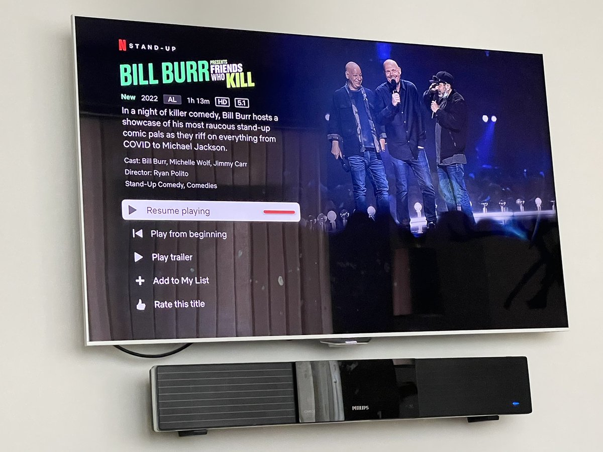 Well there’s 1h 13m I’ll never get back. 🤮
What the f.. was that, <a href="/billburr/">Bill Burr</a> ? #Netflix #friendswhokill #standup