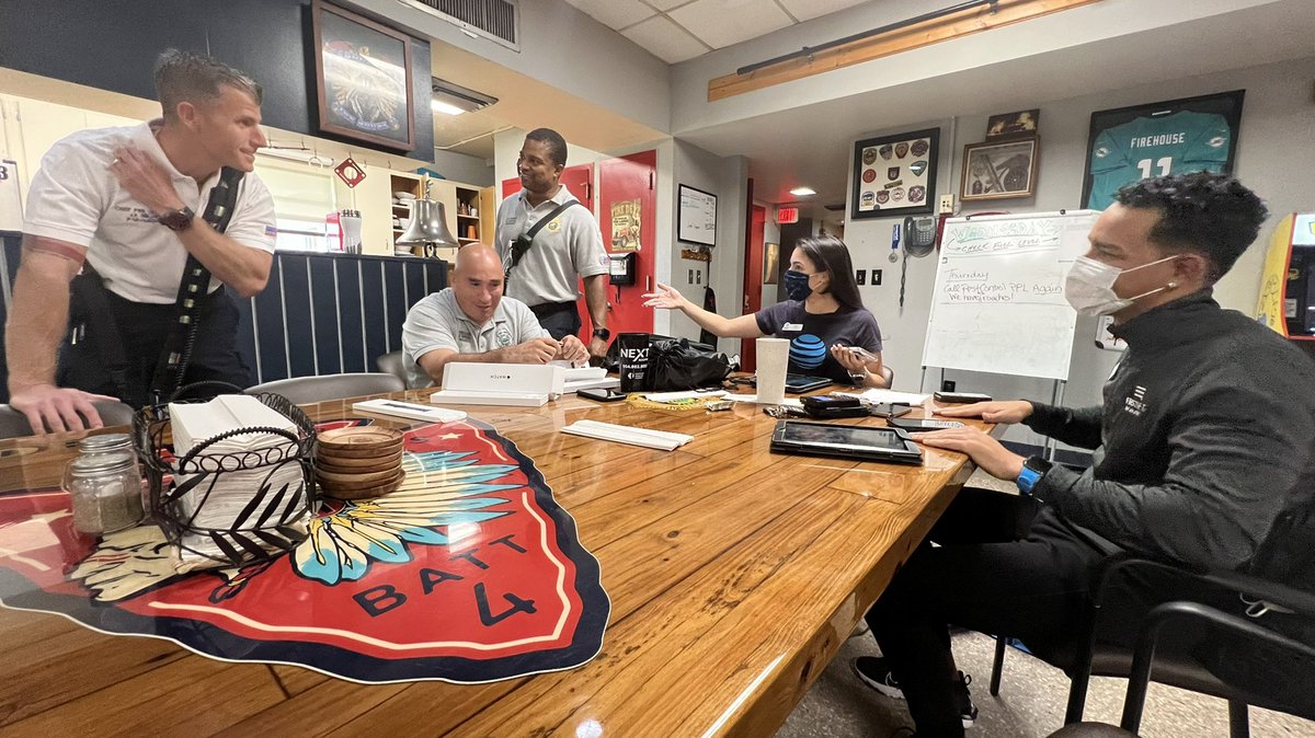 Carla Nodarse (@carlanodarse) on Twitter photo The Dadeland Store putting in work and hustling this saturday!! Showing our #MDFR #FirstResponders the ways of <a href="/FirstNet/">FirstNet, Built with AT&T</a> 👏🏻😁🚒🚨
#MobSquad <a href="/One_FLA/">OneFLA</a> <a href="/OneFLASignature/">OneFLA Signature Team</a> <a href="/eniggemann/">Enrique Niggemann</a> <a href="/TeamFuego21/">Team Fuego</a> <a href="/TeamStrickland_/">Kevin Strickland</a> @Paola_A_Gomez <a href="/GeorgeDelr/">George</a> <a href="/Lina_Lopez38/">Lina.x38</a> <a href="/BoyerBern/">Simon Boyer</a> The Dadeland Store putting in work and hustling this saturday!! Showing our #MDFR #FirstResponders the ways of <a href="/FirstNet/">FirstNet, Built with AT&T</a> 👏🏻😁🚒🚨
#MobSquad <a href="/One_FLA/">OneFLA</a> <a href="/OneFLASignature/">OneFLA Signature Team</a> <a href="/eniggemann/">Enrique Niggemann</a> <a href="/TeamFuego21/">Team Fuego</a> <a href="/TeamStrickland_/">Kevin Strickland</a> @Paola_A_Gomez <a href="/GeorgeDelr/">George</a> <a href="/Lina_Lopez38/">Lina.x38</a> <a href="/BoyerBern/">Simon Boyer</a>