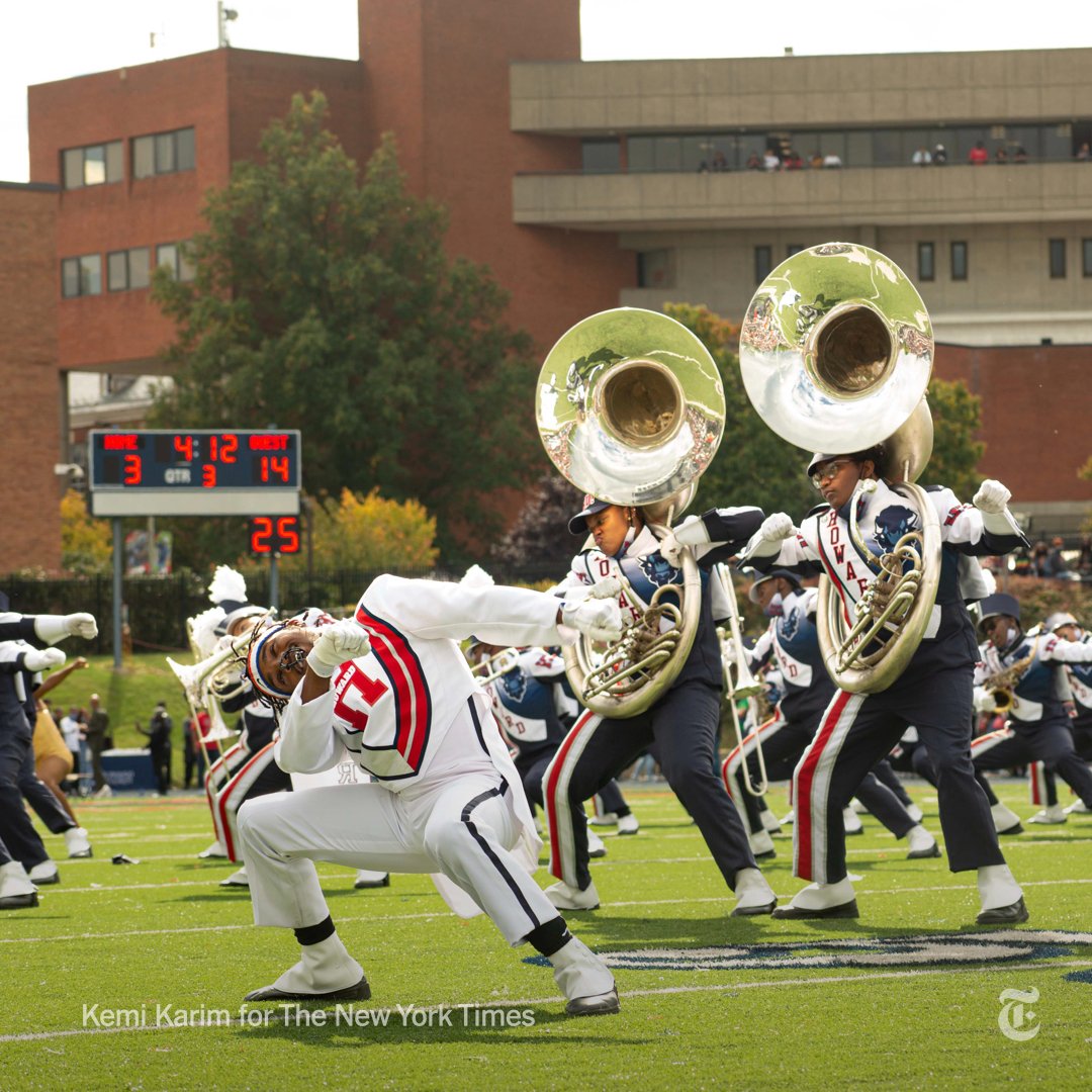 nytimes's tweet photo. To capture the essence of life at one of the nation’s HBCUs, eight Howard University photography students documented a meaningful part of campus culture. See what they chose. https://t.co/J02f22aIiz https://t.co/E2pTkTcSCO
