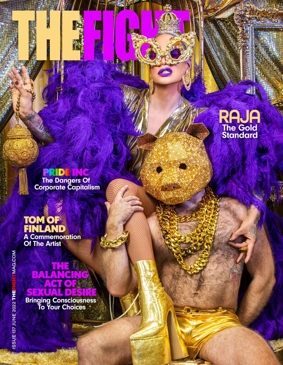 The Fight Magazine (@thefightmag) on Twitter photo H A P P Y P R I D E 🌈💞
#eyecon #RAJA <a href="/sutanamrull/">Sutan RAJA</a> on the cover of our Pride issue.
📸 <a href="/DustiCunningham/">Dusti Cunningham</a>
Model: #hunterharden H A P P Y P R I D E 🌈💞
#eyecon #RAJA <a href="/sutanamrull/">Sutan RAJA</a> on the cover of our Pride issue.
📸 <a href="/DustiCunningham/">Dusti Cunningham</a>
Model: #hunterharden