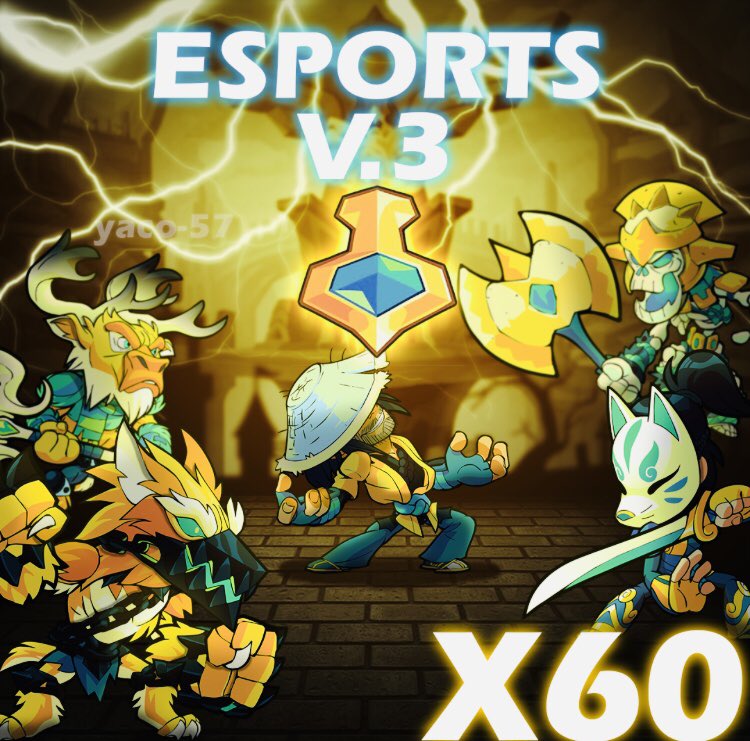 Voldaz__'s tweet image. ⭐️60x Esports V3 Giveaway!👑
How to enter:
🍀Follow me (@Voldaz__ )
🍀Like and retweet
🍀Tag a friend!
🍀Have a GREAT day!
1 winner will be chosen in a week!
#brawlhalla #brawlhallagiveaway #Giveaway #crossover #giveaways