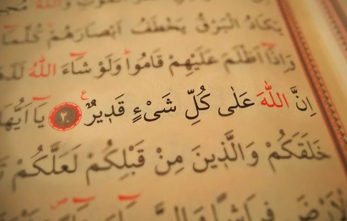 "Şüphesiz Allah her şeye kâdirdir."

| Bakara 20