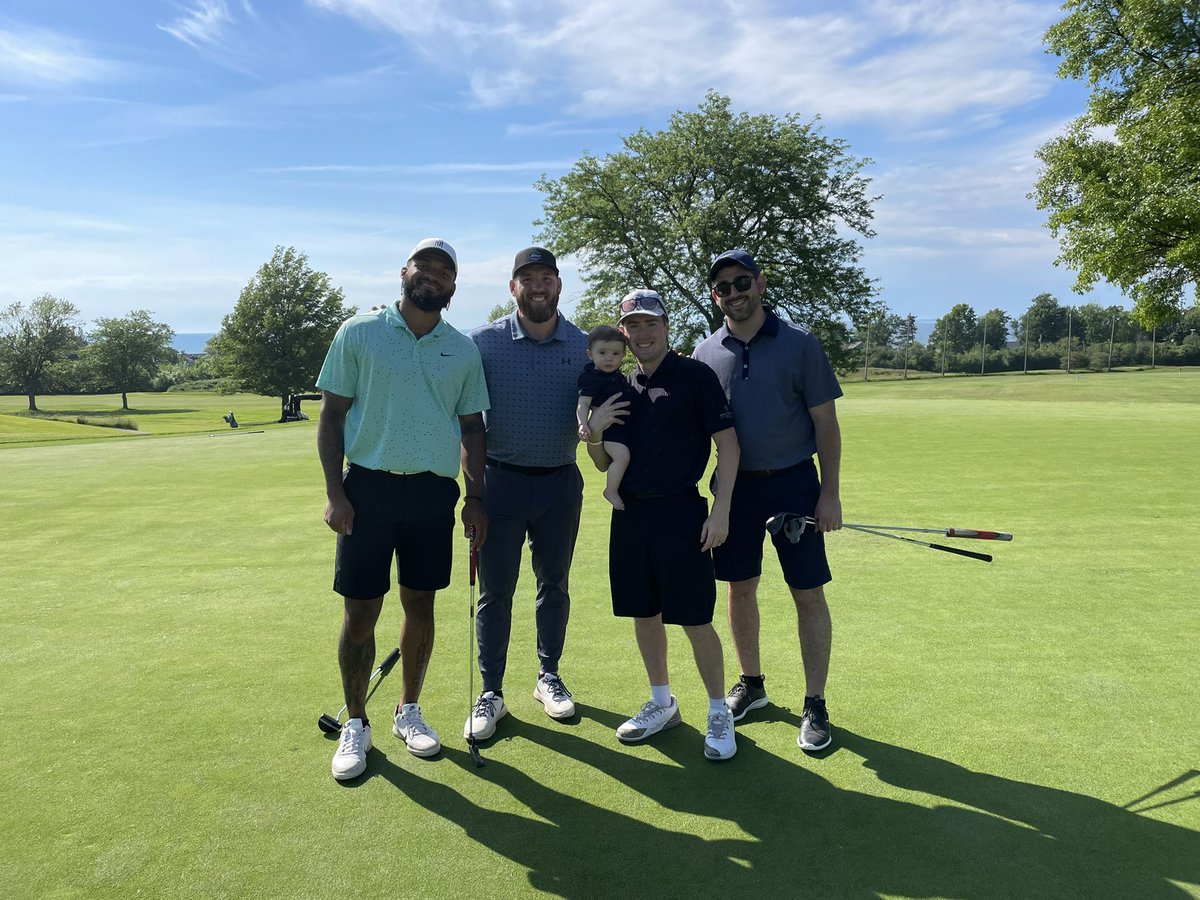 SnapFlow69's tweet photo. Great day out at @WanakahCountryC with the boys ⛳️

Thanks @CEntee26 for the invite 👊 https://t.co/pp4BV0Yows
