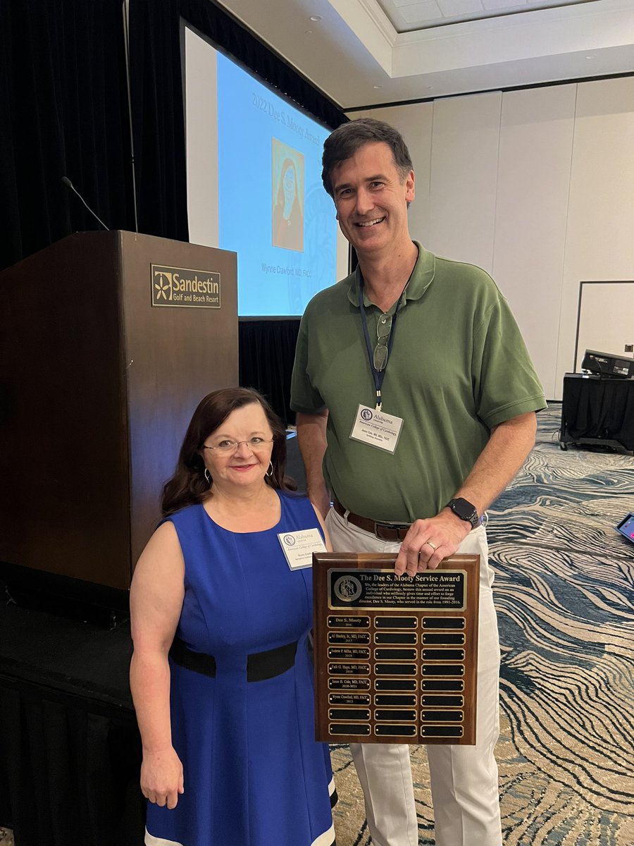 AL Chapter - ACC (@alabamaacc) on Twitter photo Congrats to this year’s “Dee Mooty Service Award” winner, Dr. Wynne Crawford. We are so lucky she’s ours! <a href="/jasonhcole/">Jason Cole</a> <a href="/ptabereaux/">Paul Tabereaux</a> <a href="/dr_chirumamilla/">Sravya Chirumamilla, MD, FACC ♥️</a> <a href="/lisafindley/">Lisa Findley</a> <a href="/apmille1/">Andrew Miller</a> <a href="/JackieLGreenMD/">Jackie Green</a> #ACCWIC Congrats to this year’s “Dee Mooty Service Award” winner, Dr. Wynne Crawford. We are so lucky she’s ours! <a href="/jasonhcole/">Jason Cole</a> <a href="/ptabereaux/">Paul Tabereaux</a> <a href="/dr_chirumamilla/">Sravya Chirumamilla, MD, FACC ♥️</a> <a href="/lisafindley/">Lisa Findley</a> <a href="/apmille1/">Andrew Miller</a> <a href="/JackieLGreenMD/">Jackie Green</a> #ACCWIC