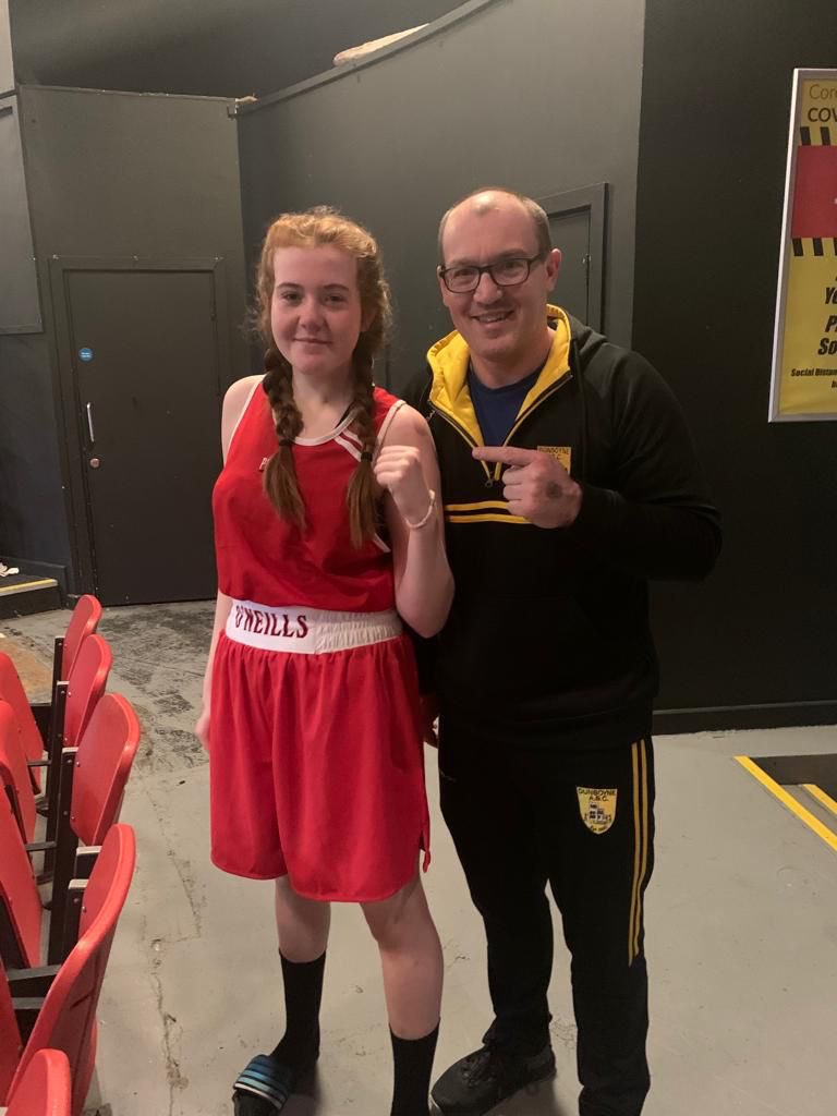 DunboyneBoxing's tweet image. 5-0 win today for chloe in the junior cadets semifinals tomorrow 🥊🥊🥊