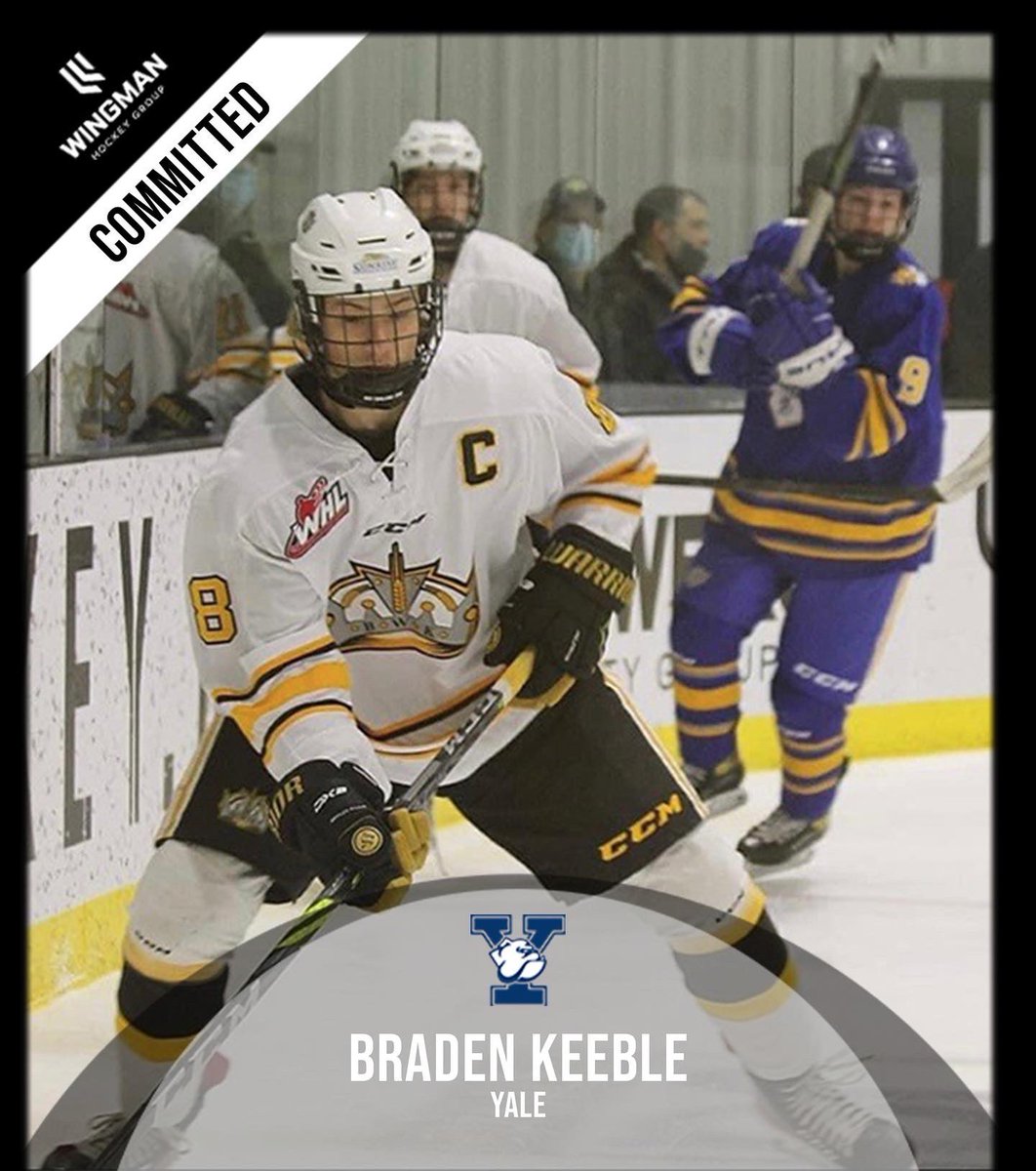 wingmangrp's tweet photo. Congratulations, @KeebleBraden ! #WingmanIsFamily @BrooksBandits @3Awheatkings @Yale https://t.co/oUo6KHOc1y