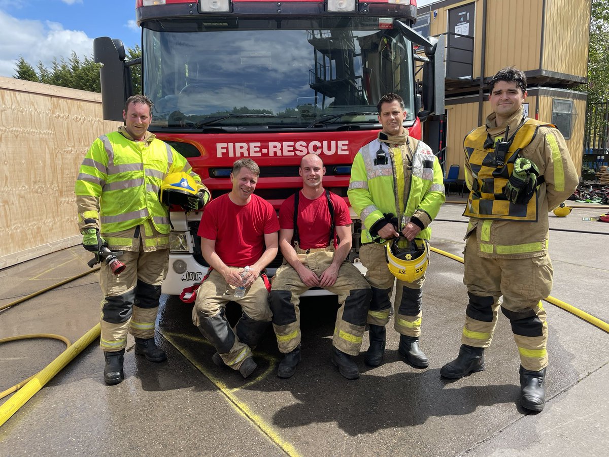 HWFirePSanders's tweet photo. Our final team today were from @shropsfire another fantastic effort and hard work to resolve a challenging scenario. 3 more teams from @HWFire tomorrow https://t.co/Kn2eEKTreA