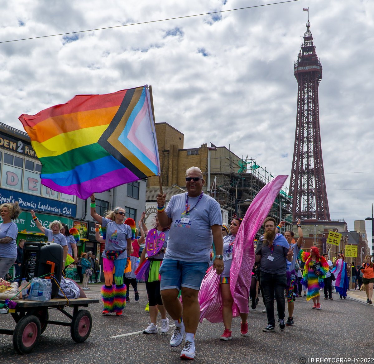 PositiveLee7's tweet photo. A great day had by all here at Blackpool Pride 2022. #Blackpool #BlackpoolPride #Pride #Pride2022 #bbcnorthwest #granadareports https://t.co/hrMQQ5xg5I