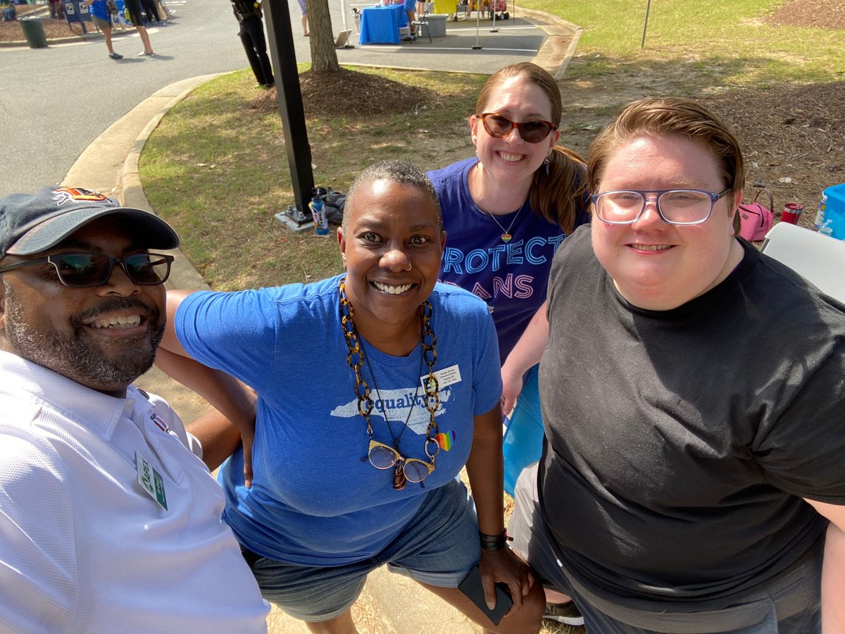 EdGray4Apex's tweet photo. #ApexPrideFest is in full swing! Such a great turnout! A special thank you to the @EqualityNC staff here today. @EqualityNC has been instrumental in making sure our festival is an event the citizens of #Apex and #NorthCarolina can all be proud of! #Pride #equality #equalitync https://t.co/RMm4jIct62