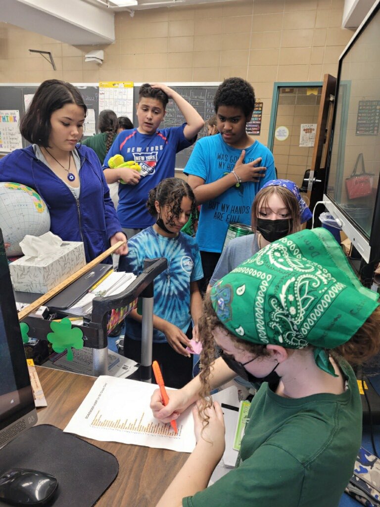 SHGSYonkers's tweet photo. 8th grade day was a huge success!! 💚💛 Awesome activities throughout the day- Anything but a backpack, Pictionary, Savenger Hunt, Balloon Toss #8thGradeDay
#SHGSPride @CWCatholicSchls @DrNoelleBeale @ArchNY_Schools @Escuelas_ArchNY https://t.co/ciigYbcBDo