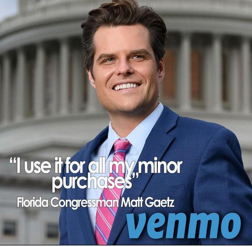 VuTran1680's tweet photo. when you google the name Matt Gaetz, the first 3 things pop up: 1; Venmo 2: High school girls 3: DUI
#removemattgaetz https://t.co/DrQdOheGo3