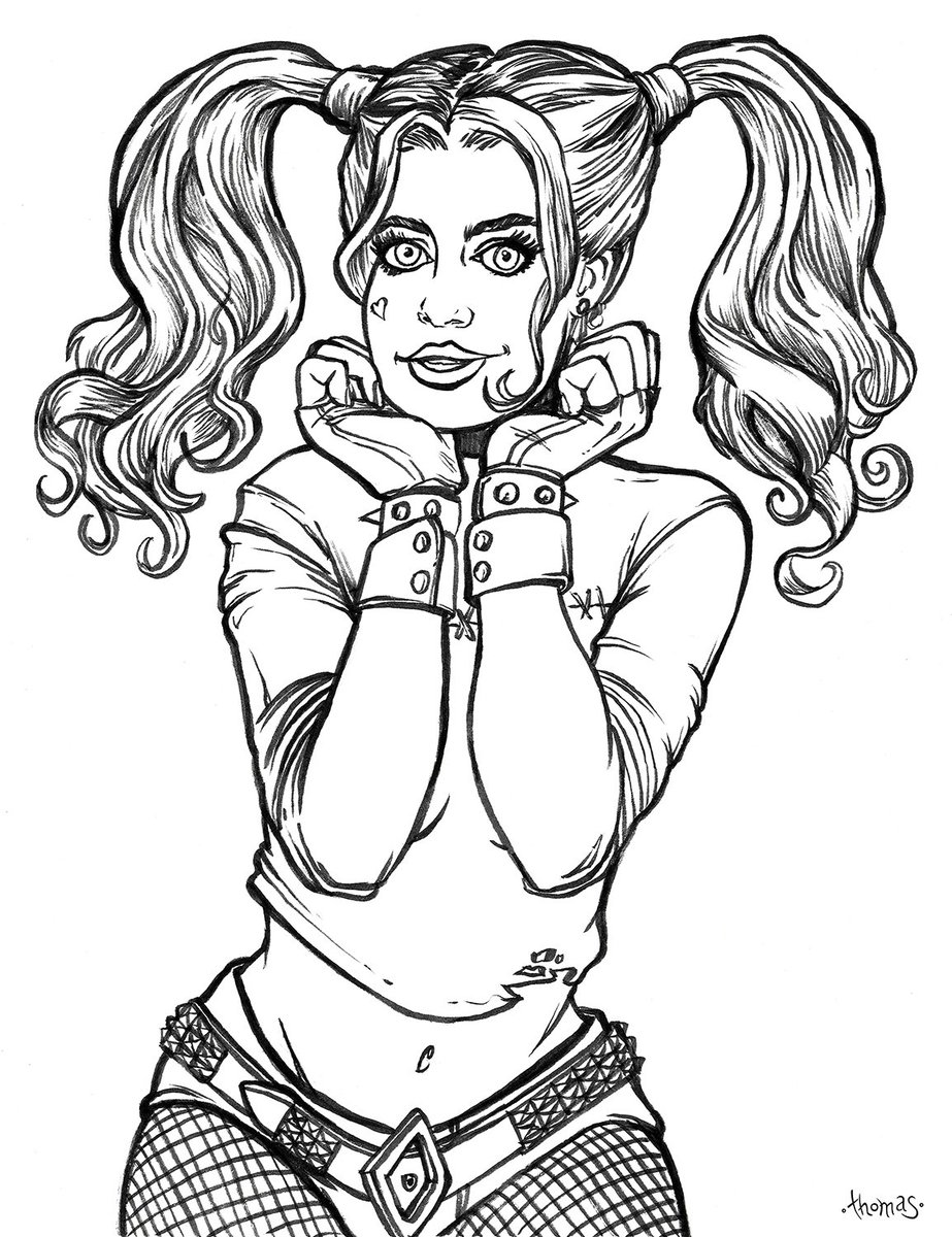 chadthomasart's tweet photo. Harley Quinn art inked. Coloring tonight. If you are going to Heroescon and interested in commissions please message for details.
#heroescon #HarleyQuinn #fanart #harleyquinnart #dccomics #ink #inkdrawing #art #comics #ComicArt #BombShell https://t.co/SXP22GCDE8