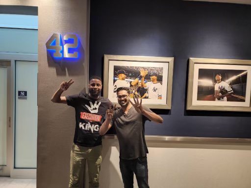 Thanks <a href="/TMobile/">T-Mobile</a> for these Suite tickets to last nights Yankees Game. Met some great co-workers and leadership! Best part was the <a href="/Yankees/">New York Yankees</a> won in 13 innings! <a href="/TMobile/">T-Mobile</a> <a href="/AmrWahba1080/">Amr Wahba</a> <a href="/Funch11/">Bill Funcheon</a>