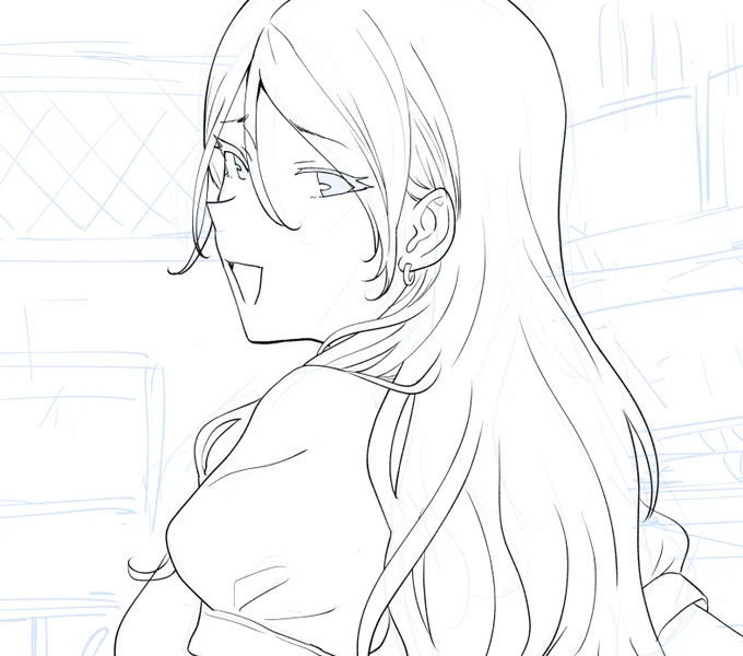 日曜だし何か描くか。 