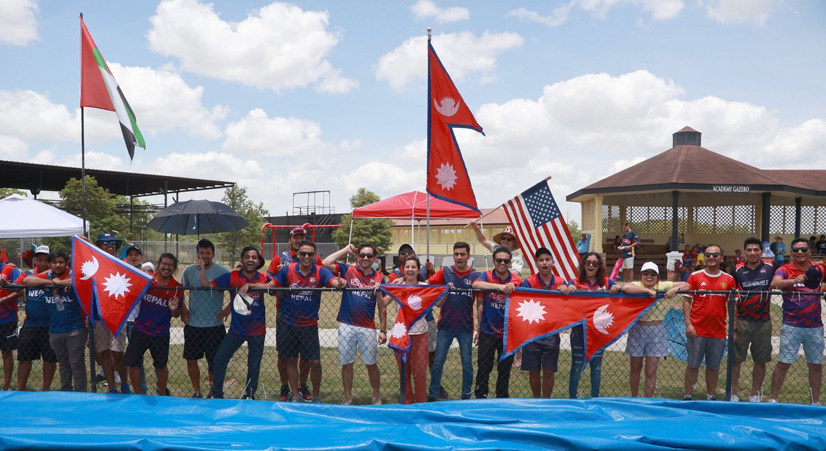 CricketNep's tweet photo. USA: 160/1 (31)

Target: 275
#CWCL2 #NepvsUSA https://t.co/VzSi898fmU