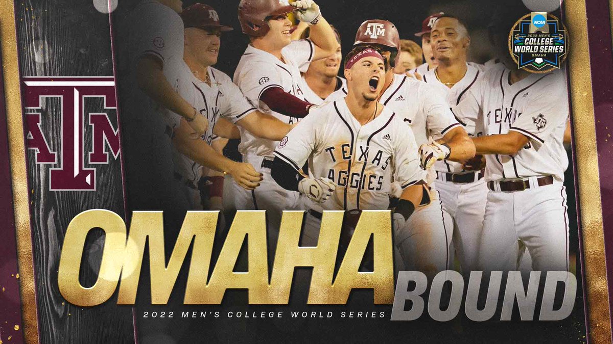 AGGIES TO OMAHA!!

Texas A&amp;M tops Louisville and <a href="/AggieBaseball/">Texas A&M Baseball</a> is headed back to the #MCWS!