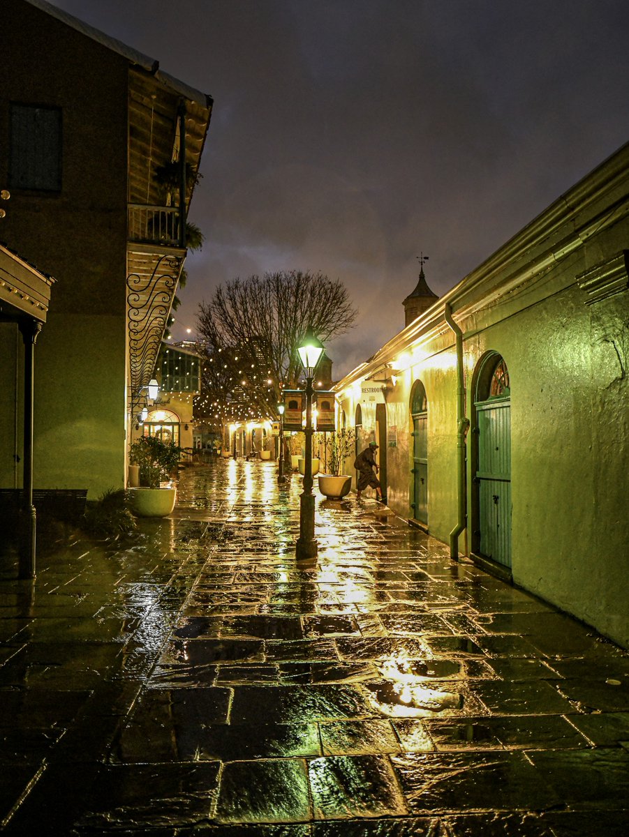 Rain, Dutch Alley, New Orleans