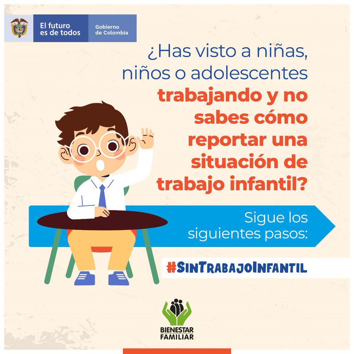 Ajimenezbh's tweet photo. ¿Sabías que realizar labores domésticas y de cuidado por más de 15 horas a la semana es trabajo infantil?
No contribuyamos a generar este tipo de violencia hacia niñas, niños y adolescentes.
¡Denunciemos! Sumemos esfuerzos por una infancia #SinTrabajoInfantil https://t.co/k1R0hxvEs8