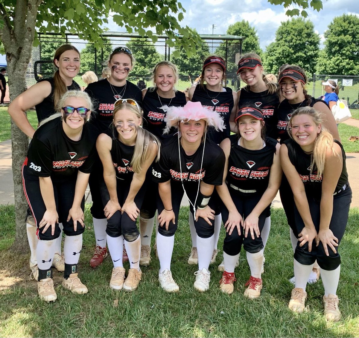 These young ladies started the first tourney of the summer with a 3-0 day in pool play. So happy the crew is back together!