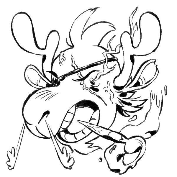 Swampkips's tweet photo. Howdy! I'm Mychal! I didn't have one of these set up before, but I work in backgrounds for animation, people relate me to being a giant moose, and I like drawing gay stuff. #portfolio https://t.co/fTcds6Gyco https://t.co/UYhUaiCLYX