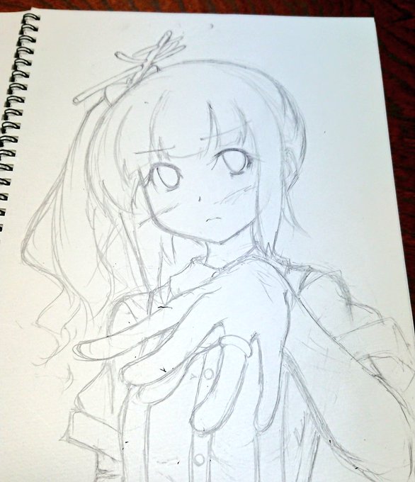 今日は「恋人の日」らしいので、明日の艦アケ着任日&amp;かーちゃんとケッコン記念日用イラストを途中ですが公開 