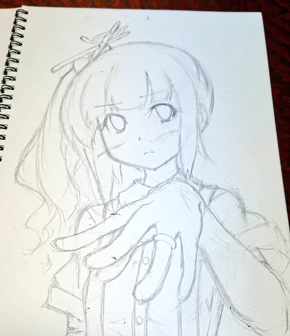 今日は「恋人の日」らしいので、明日の艦アケ着任日&amp;かーちゃんとケッコン記念日用イラストを途中ですが公開 