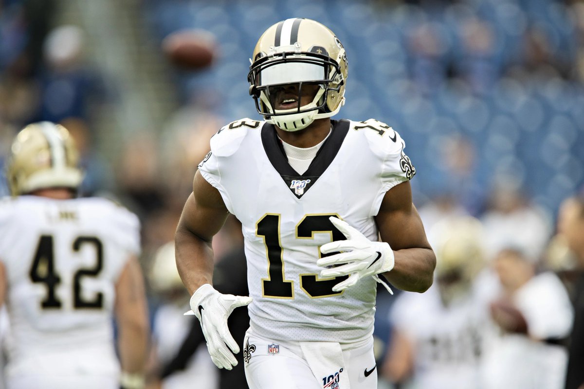 SaintsMusee's tweet photo. The Saints have not had a 1,000 yard receiver since 2019. Yes, it's been 3 years https://t.co/aLCoUHL7KB