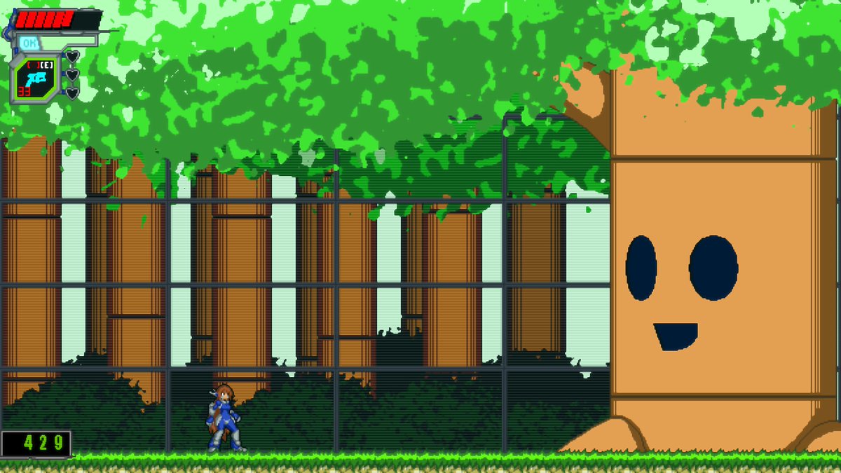 SarkSweet's tweet photo. "Alpha Version.0: Patch//End_All" by @ScynixDev is truly a great action roguelike(ish) platformer so far. The influence from the Mega Man series is obvious here.
#indiedev #gamedev #indiegames #videogames #games #action #platformer #roguelike #Megaman #AlphaVersion0 https://t.co/afnPLGxRgz