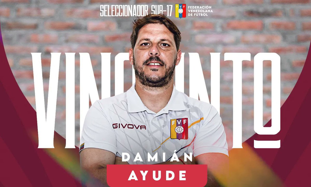 SOLOVENEX_'s tweet photo. #Vinotinto | OFICIAL: Damián ayude fue anunciado como nuevo DT de la U17: https://t.co/jfS1QIxo2B https://t.co/wivdT76r6c