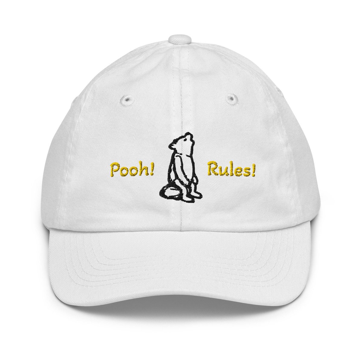 tshirtlabs1's tweet photo. Excited to share the latest addition to my #etsy shop: Pooh Rules Embroidered Youth baseball cap https://t.co/OvoqSHqYYi https://t.co/0ZqmEZuFVO