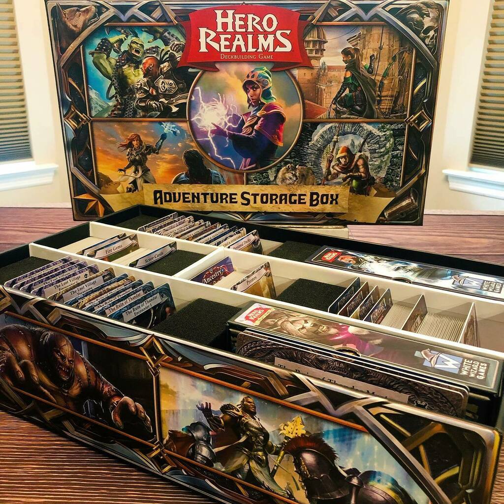 achunkeemunkee's tweet photo. Itβs only taken a couple of years, but we finally have everything organized and sleeved! π₯°βοΈπ‘πͺπͺ
#herorealms #herorealmsadventurestoragebox #boardgameorganization #organizingfun #boardgamesofinstagram #bggcommunity #boardgamecommunity https://t.co/nIkiUIzqDh
