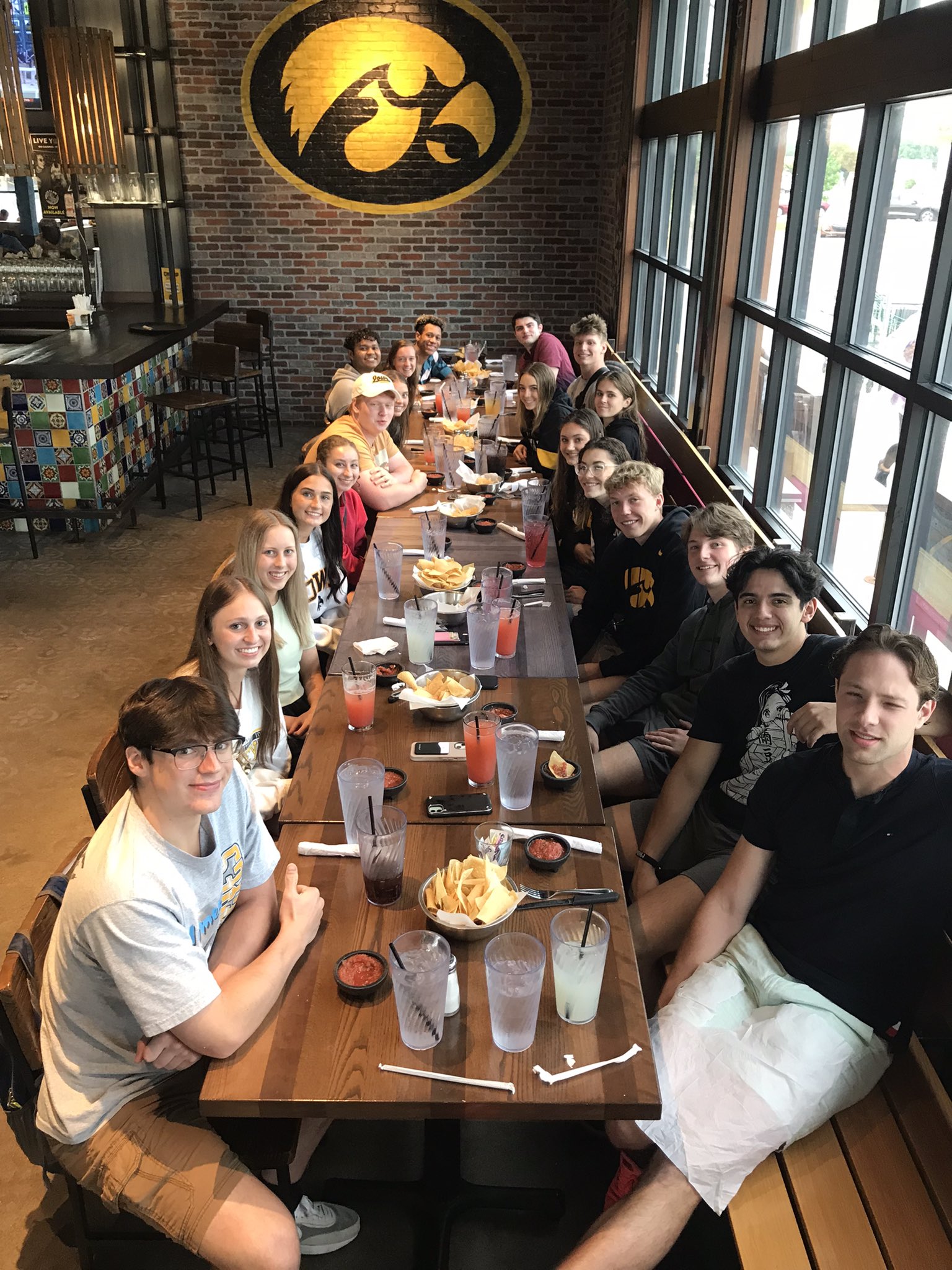 Iowa Cheerleading on Twitter "Team dinner at Carlos O’Kellys Fueling
