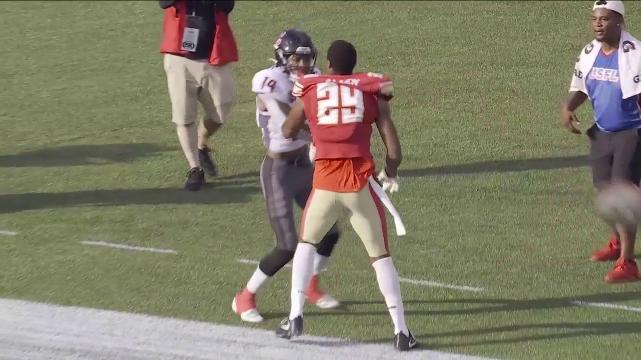 USFL on Twitter "Things are getting chippy between the Gamblers and